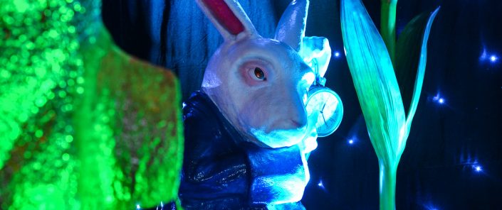 Alice Rabbit prop hire and event theming
