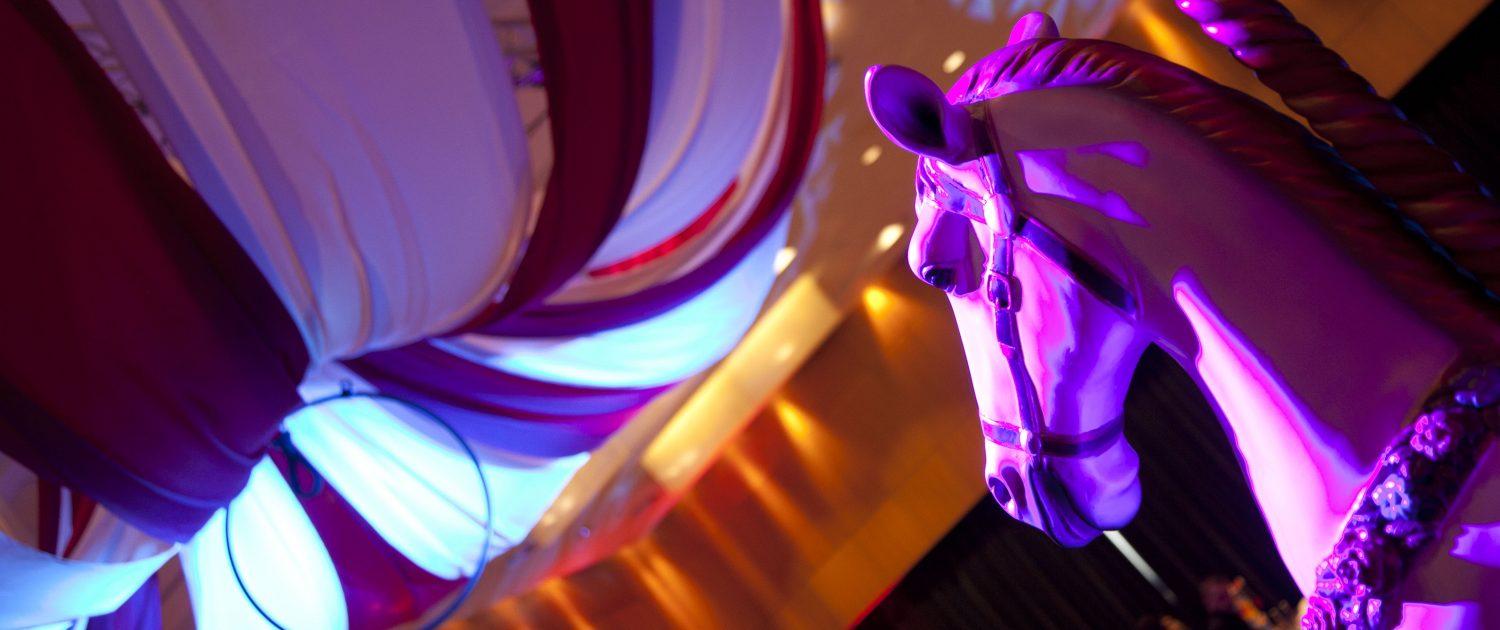 Circus Horse event theming and prop hire