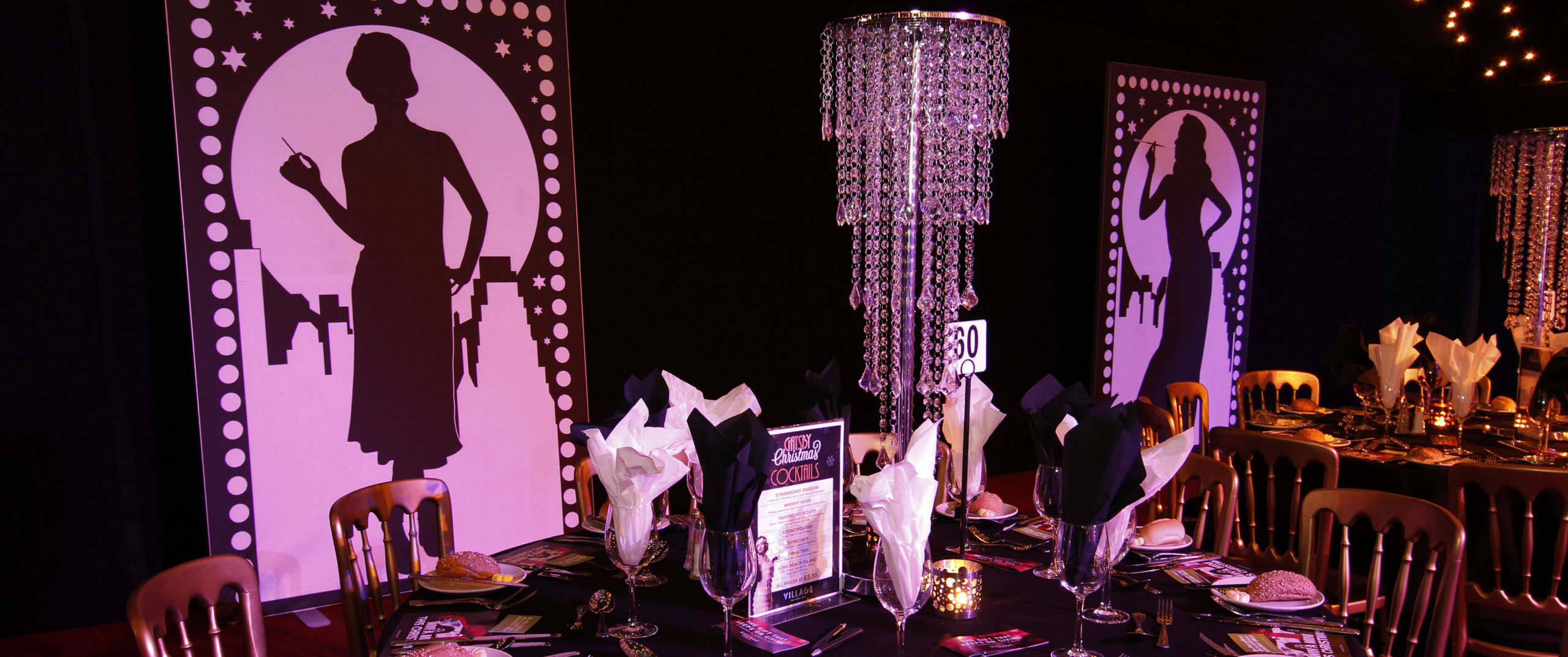 Gatzby Backdrops hire