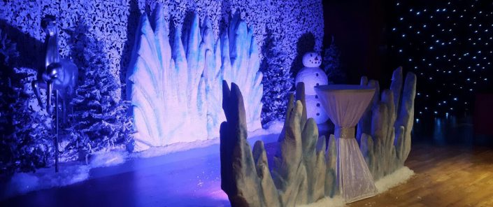 Winter prop hire and event theming