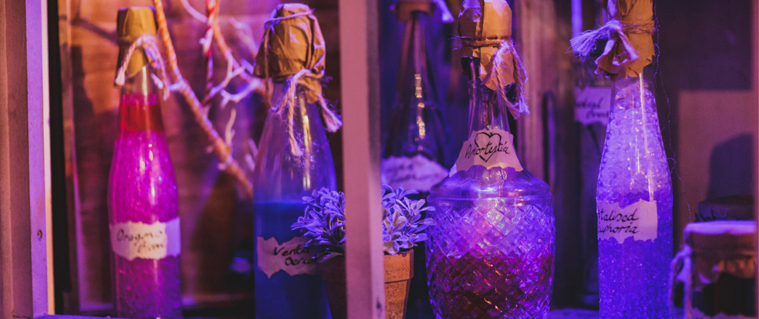 Wizard themed events and prop hire