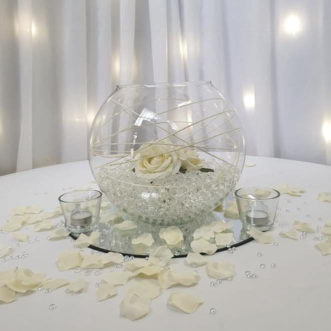 Floral Fish Bowl Table Centre – iCatching, everything for events