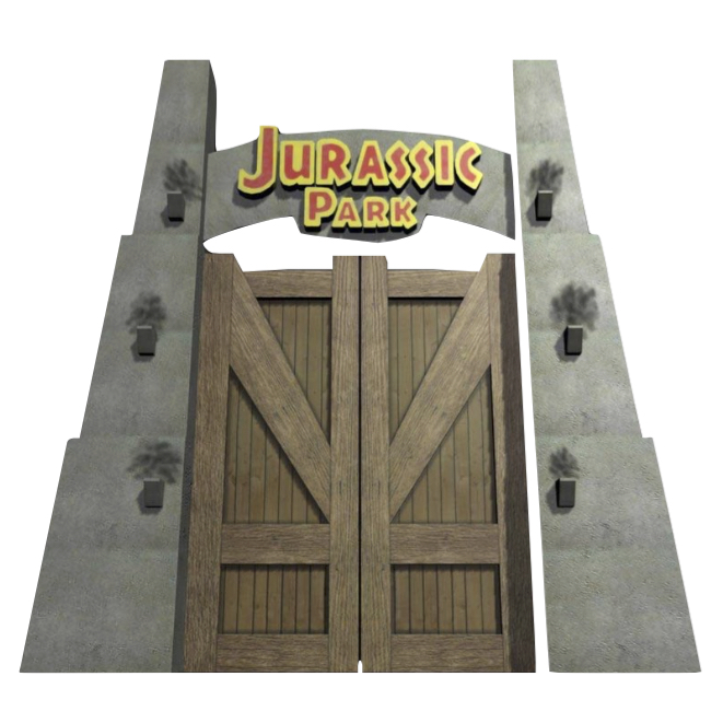 Jurassic Park Gates – iCatching, everything for events