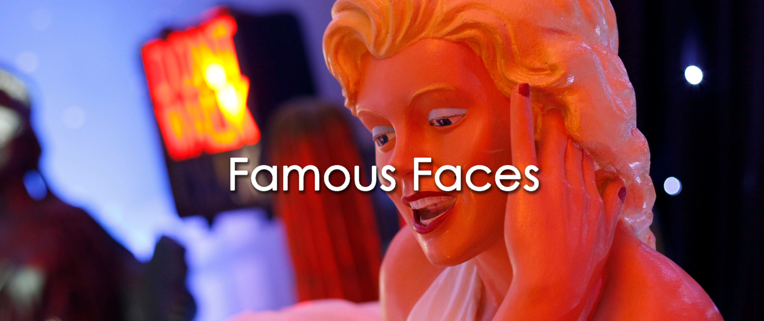 Famous faces themed events and prop hire