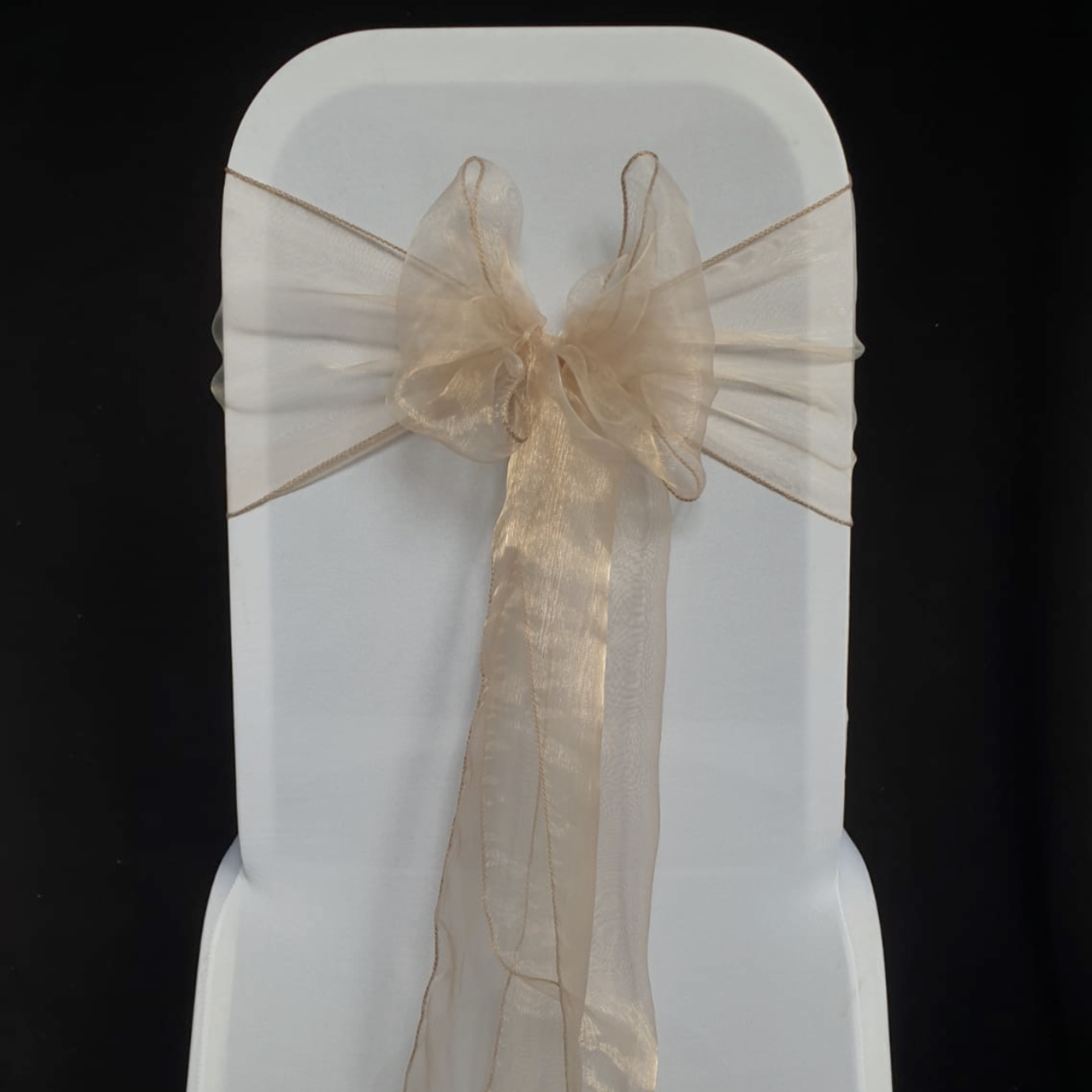 Organza sales chair sashes
