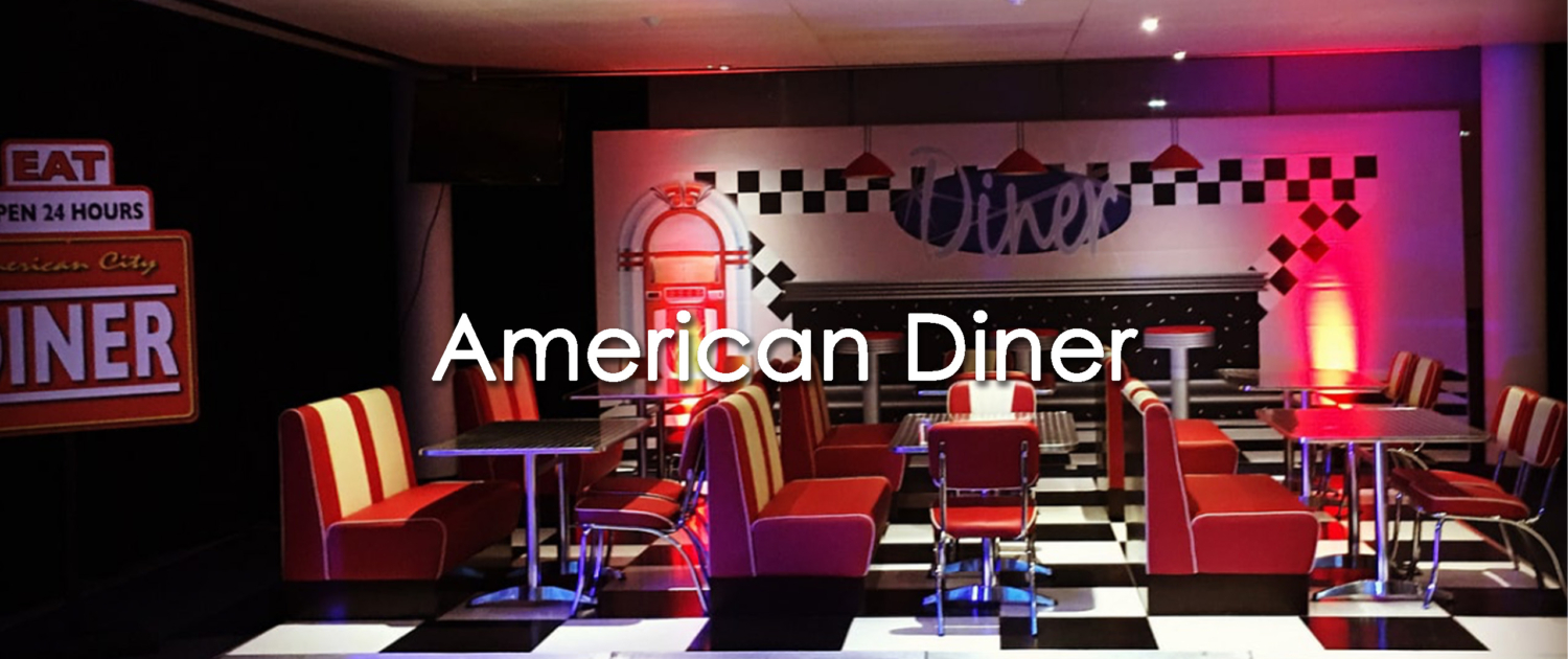 American Diner prop hire themed events