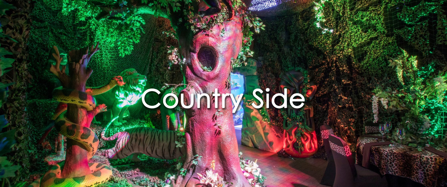 Country side prop hire themed events