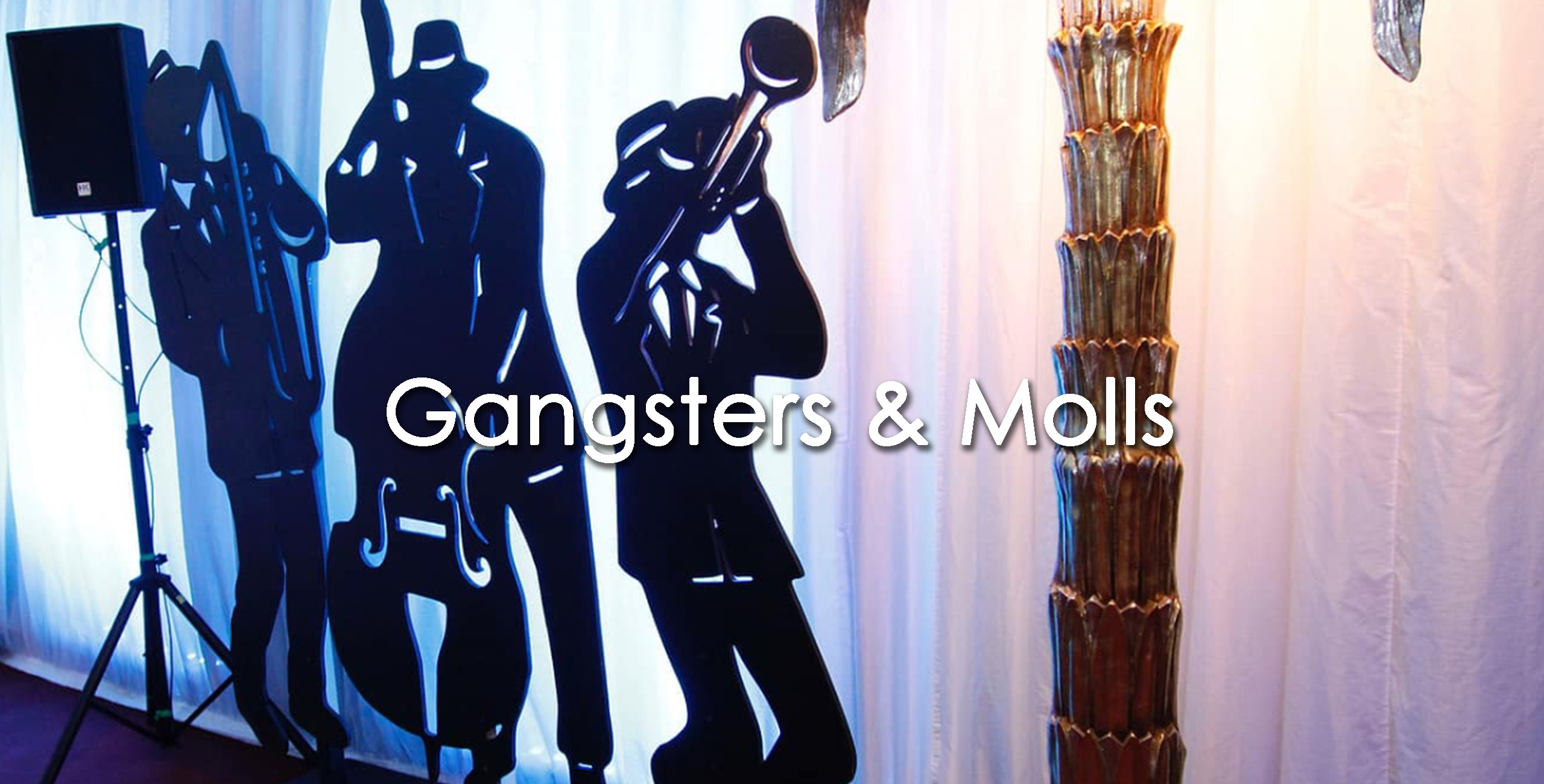 Gangsters and Molls prop hire themed events