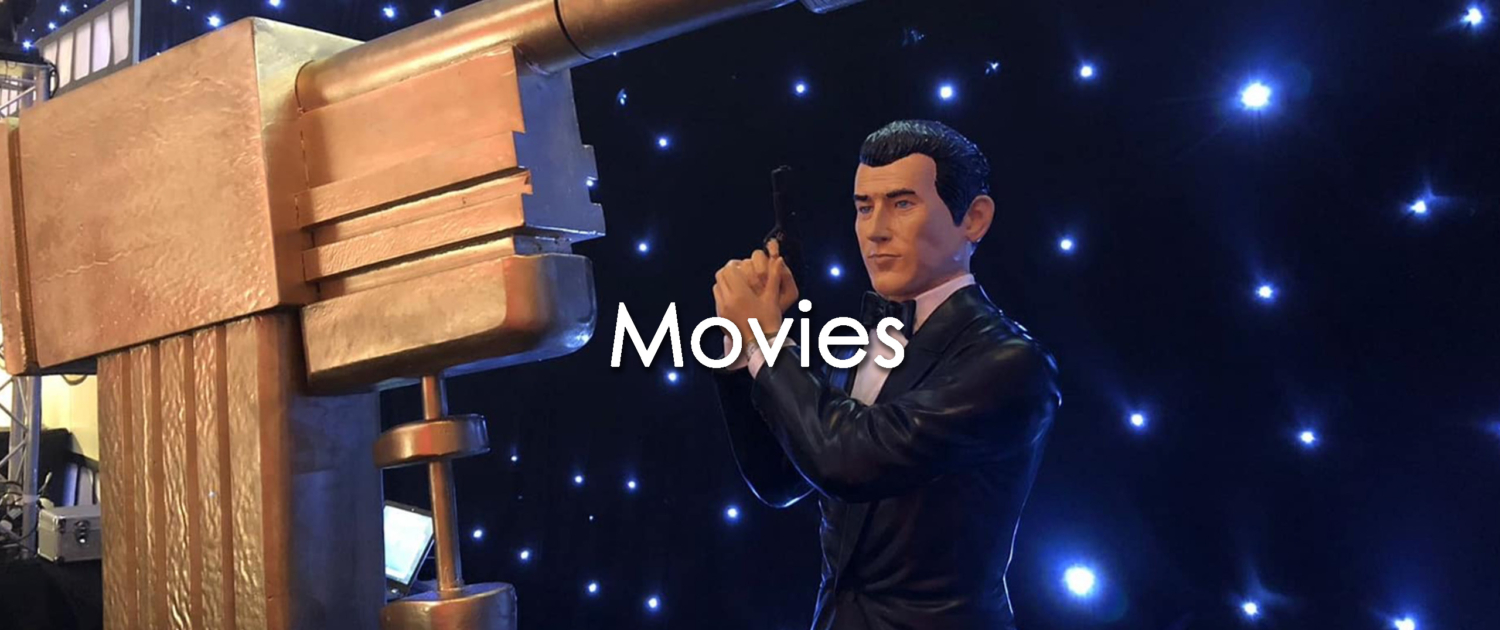 Movies prop hire themed events