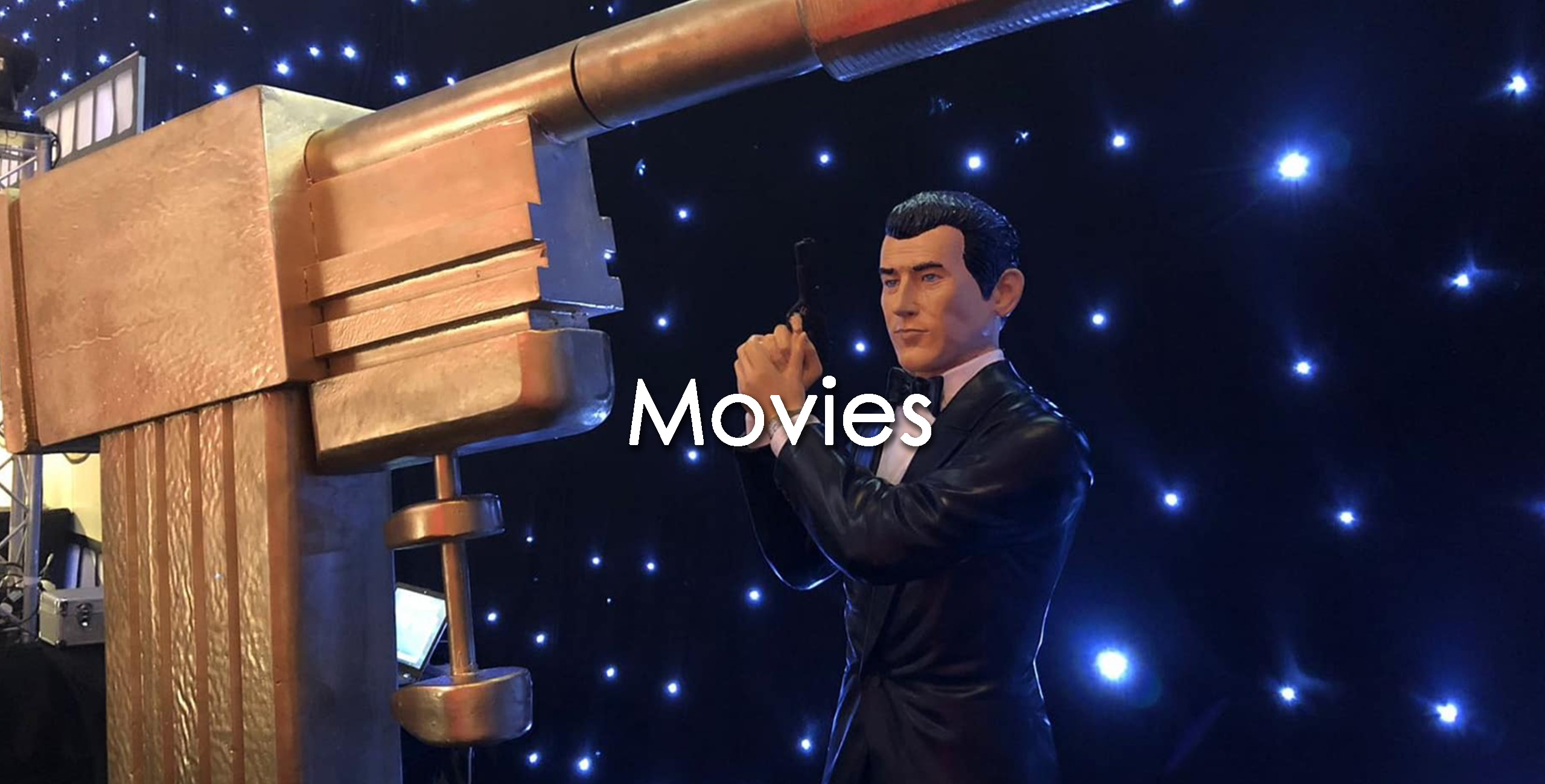 Movies prop hire themed events