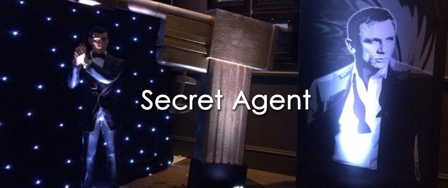Secret Agent prop hire themed events