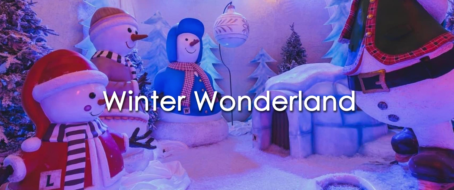 Winter Wonderland prop hire themed events