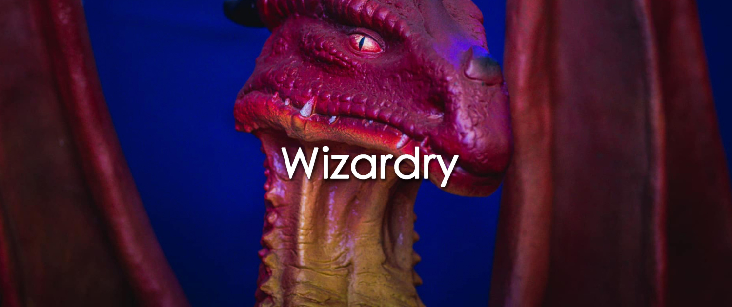 Wizardry prop hire themed events