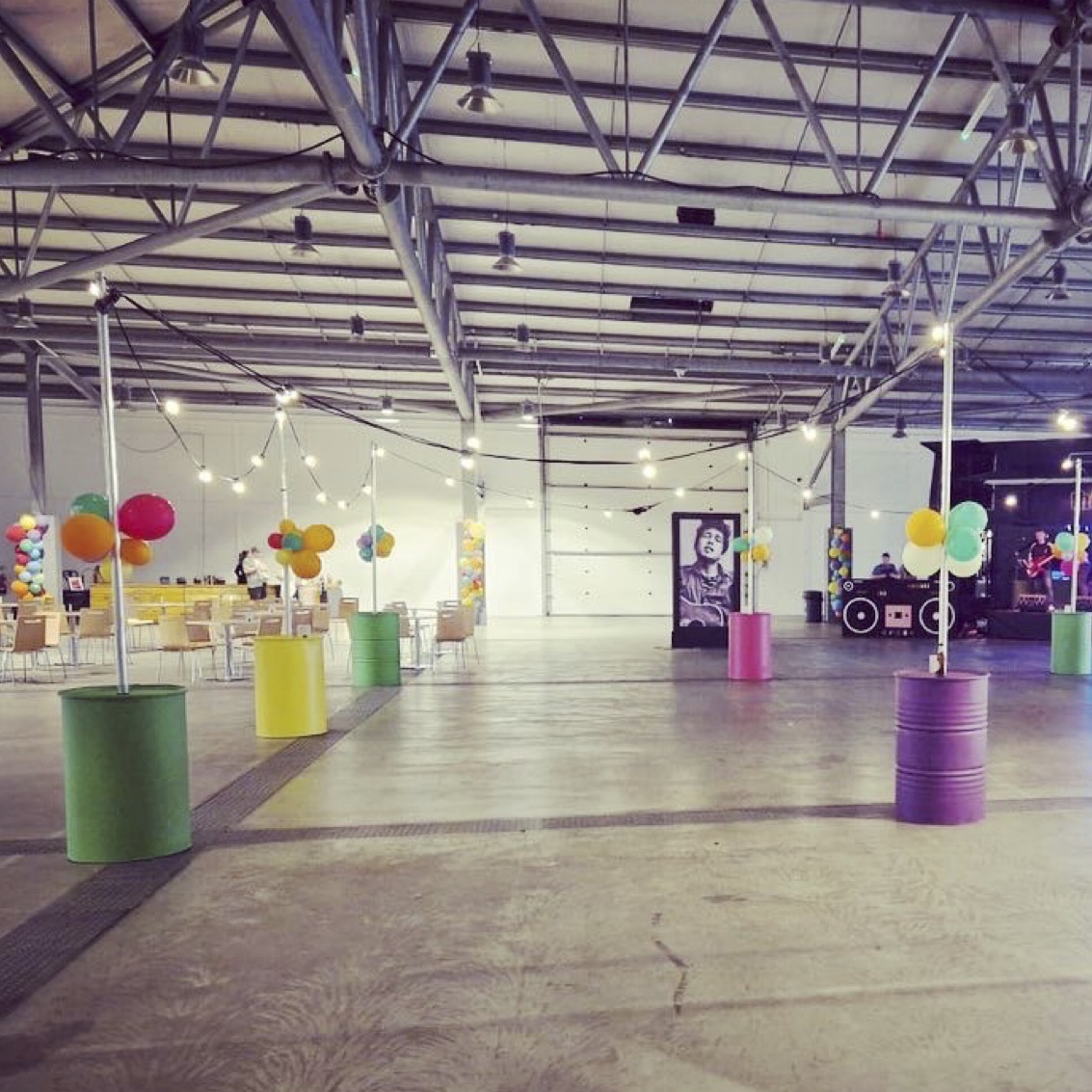 Oil Barrel Bunting/Festoon Holder Yellow iCatching, everything for