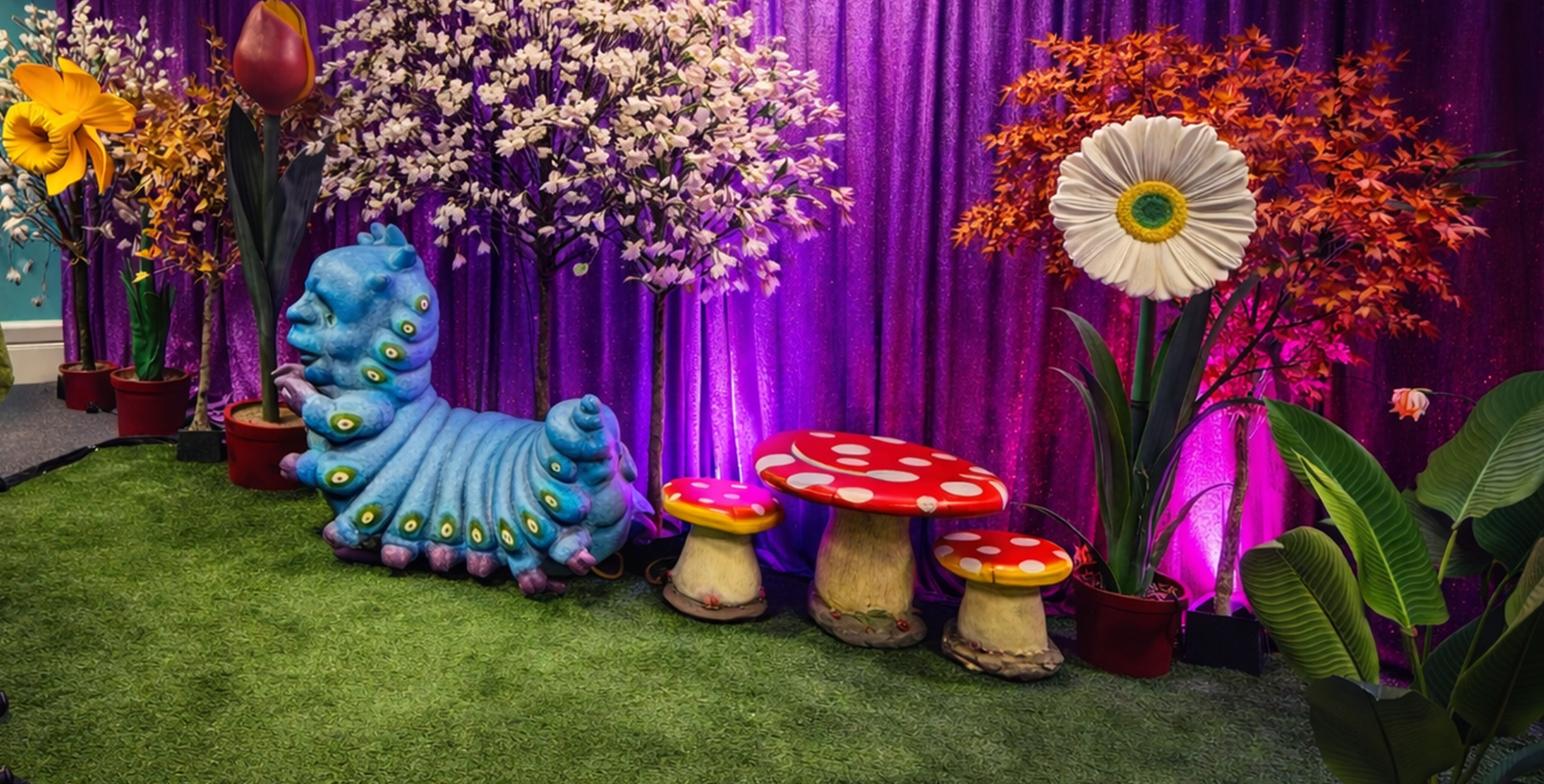 Alice in Wonderland Catapiller Prop Hire